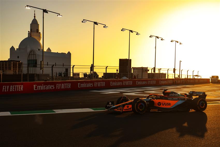 Mosque and Mclaren F1 car